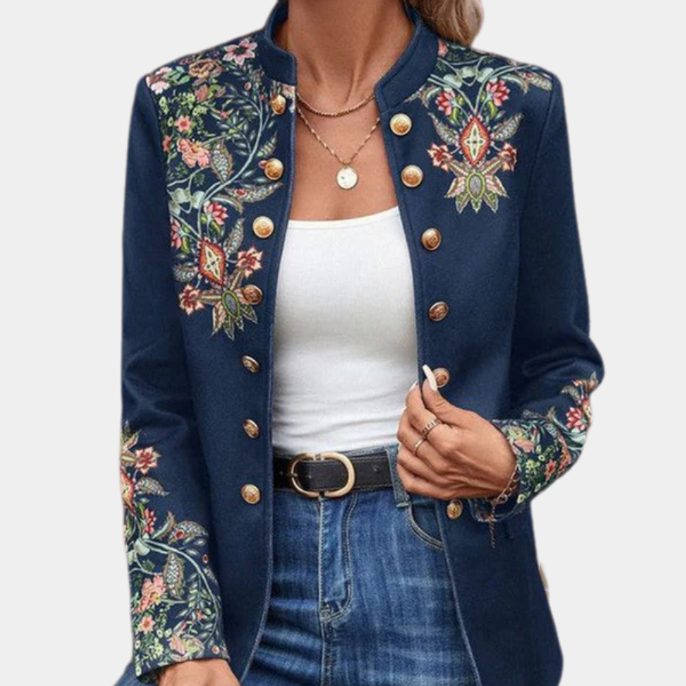 Bushii | Zomerse Blazer met Bloemenprint