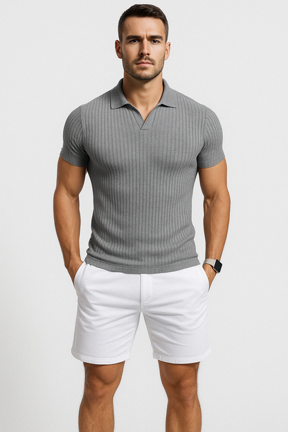 Bushii | Heren Getailleerd Poloshirt