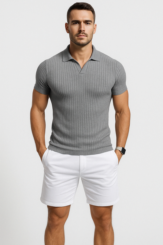 Bushii | Heren Getailleerd Poloshirt