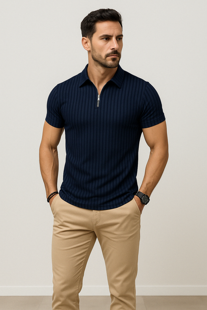 Bushii | Heren Poloshirt – Slim Fit Zomer Polo