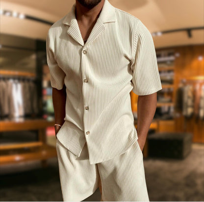 Comfortabele Luxe Zomerset voor Mannen – Stijlvol & Ademend