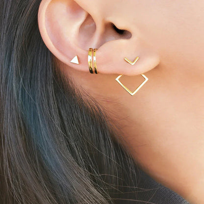 Bushii | Minimalistische Geometrische Ear Jackets