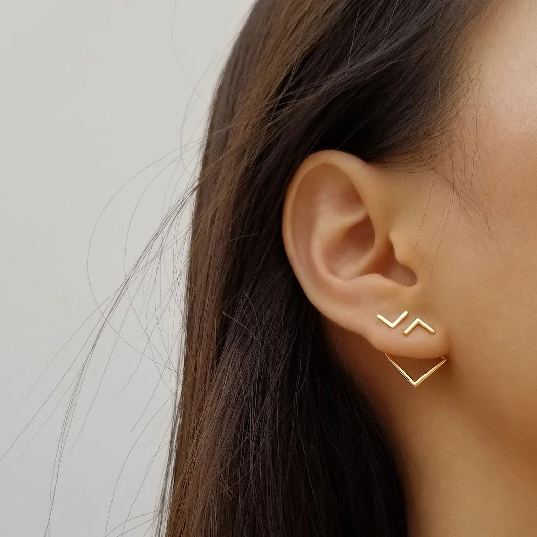 Bushii | Minimalistische Geometrische Ear Jackets