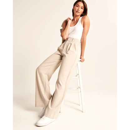 MANOUK | Elegante Hoge Taille Broek
