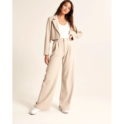 MANOUK | Elegante Hoge Taille Broek