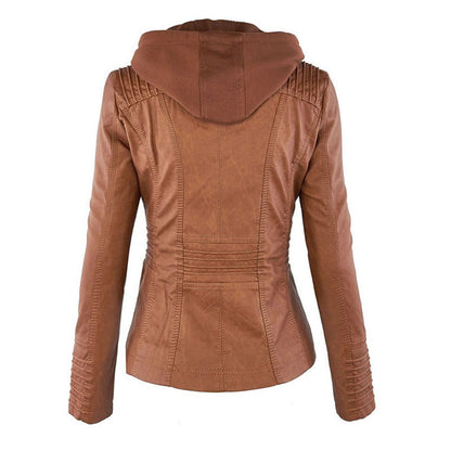 GERDA | Leren Korte Jas voor Dames – Stijlvol, Comfortabel en Veelzijdig