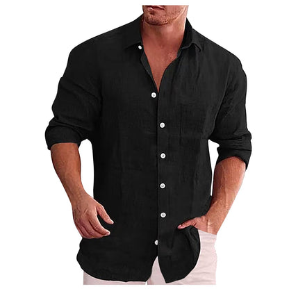 Bushii | Linnen Casual Herenoverhemd