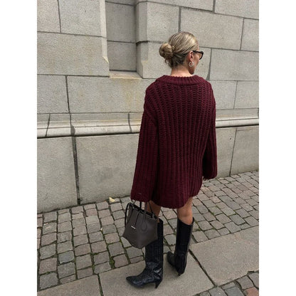 FREJA | Klassieke Chique Gebreide Sweater voor Dames – Stijlvol en Warm