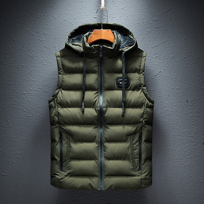 YANNICK - Stijlvol Gewatteerd Herfstvest met Capuchon