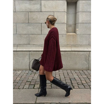 FREJA | Klassieke Chique Gebreide Sweater voor Dames – Stijlvol en Warm