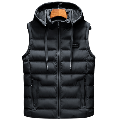 YANNICK - Stijlvol Gewatteerd Herfstvest met Capuchon