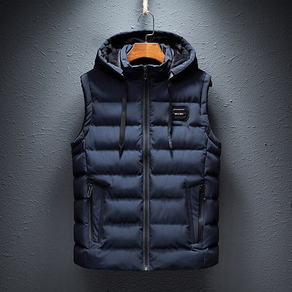 YANNICK - Stijlvol Gewatteerd Herfstvest met Capuchon