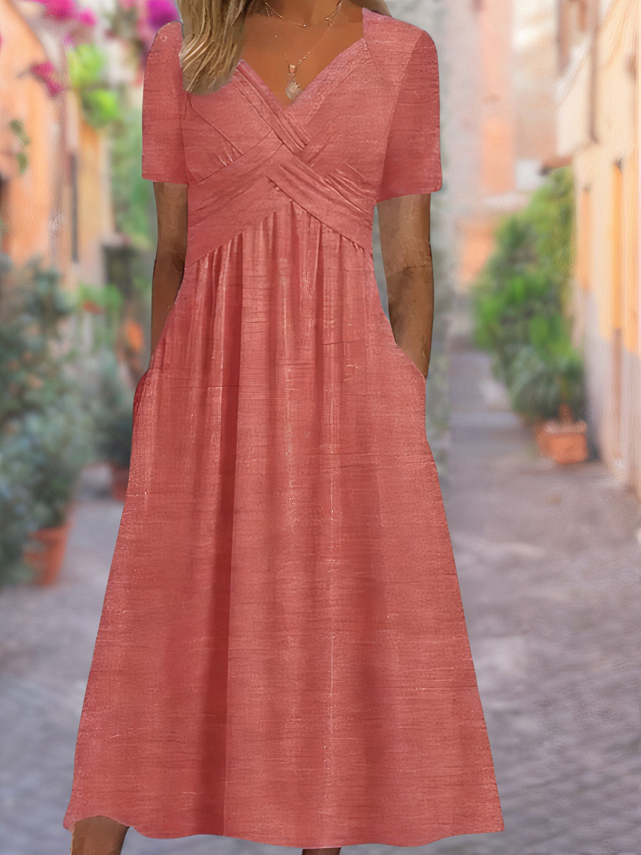 Bushii | Zomerjurk met een v-hals