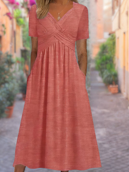 Bushii | Zomerjurk met een v-hals