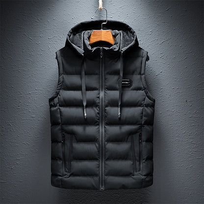 YANNICK - Stijlvol Gewatteerd Herfstvest met Capuchon