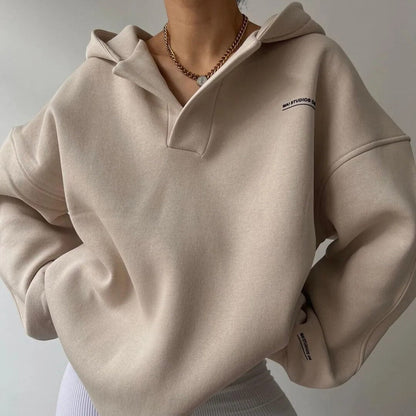 VIVY | V-Hals Hoodie – Stijlvol Comfort voor Elke Dag