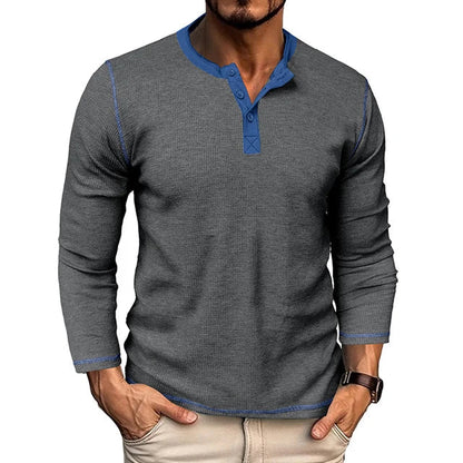 OLAVV| Moderne Henley Trui Heren