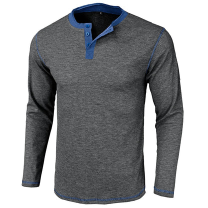 OLAVV| Moderne Henley Trui Heren
