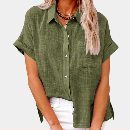 Bushii | Zomerblouse Dames – Luchtige Katoen