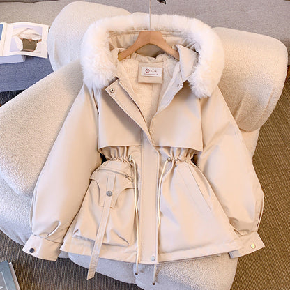 LORI | Luxe Winterjas met Bontkraag en Capuchon