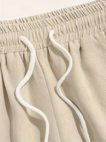 Bushii | Luxe Effen Zomerset Heren – Set met Overhemd & Shorts