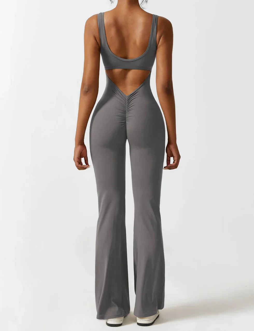 Variant image for Dames Jumpsuit Stretchy Flared Met V-back-25