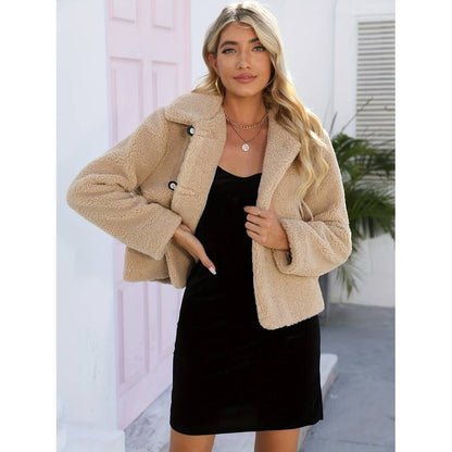 LIVIA | Luxe Teddy Jas voor Warmte en Stijl