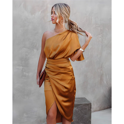 ISHA | Zijden Elegante Feestjurk