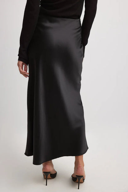 ISIS | Elegante Satijnen Maxi Rok