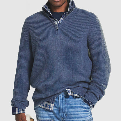 LUCAS | Warme Half Zip Trui voor Heren
