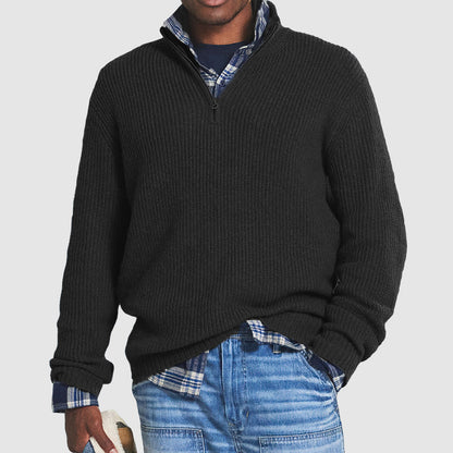 LUCAS | Warme Half Zip Trui voor Heren