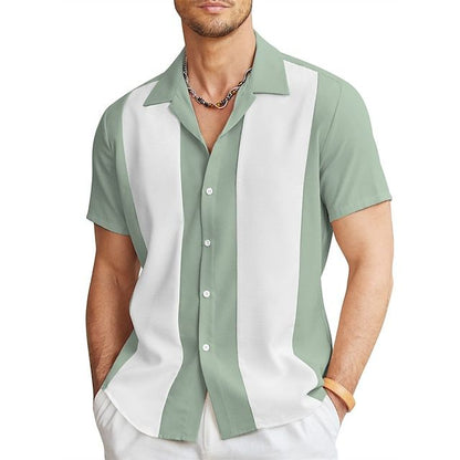 Bushii | Zomers Heren Shirt met Korte Mouwen