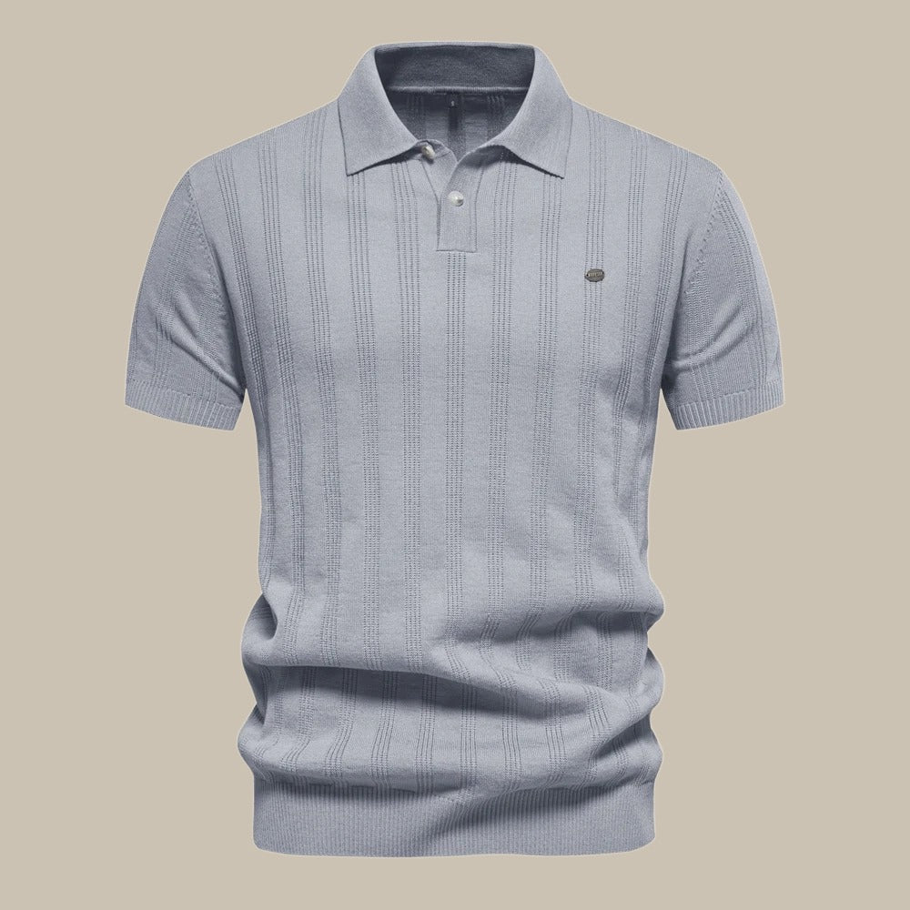 Bushii | Poloshirt Heren – Luxe Ademend Zomer Polo met Kraag